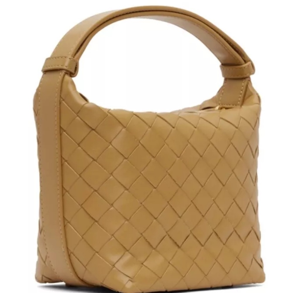 BOTTEGA VENETA Tan Candy Wallace Bag